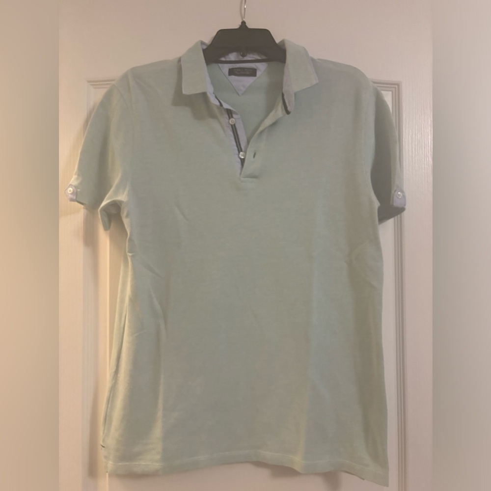 Zara Men’s light green shirt size large